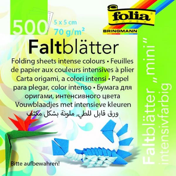 Faltblätter ""Mini"", 5x5cm""